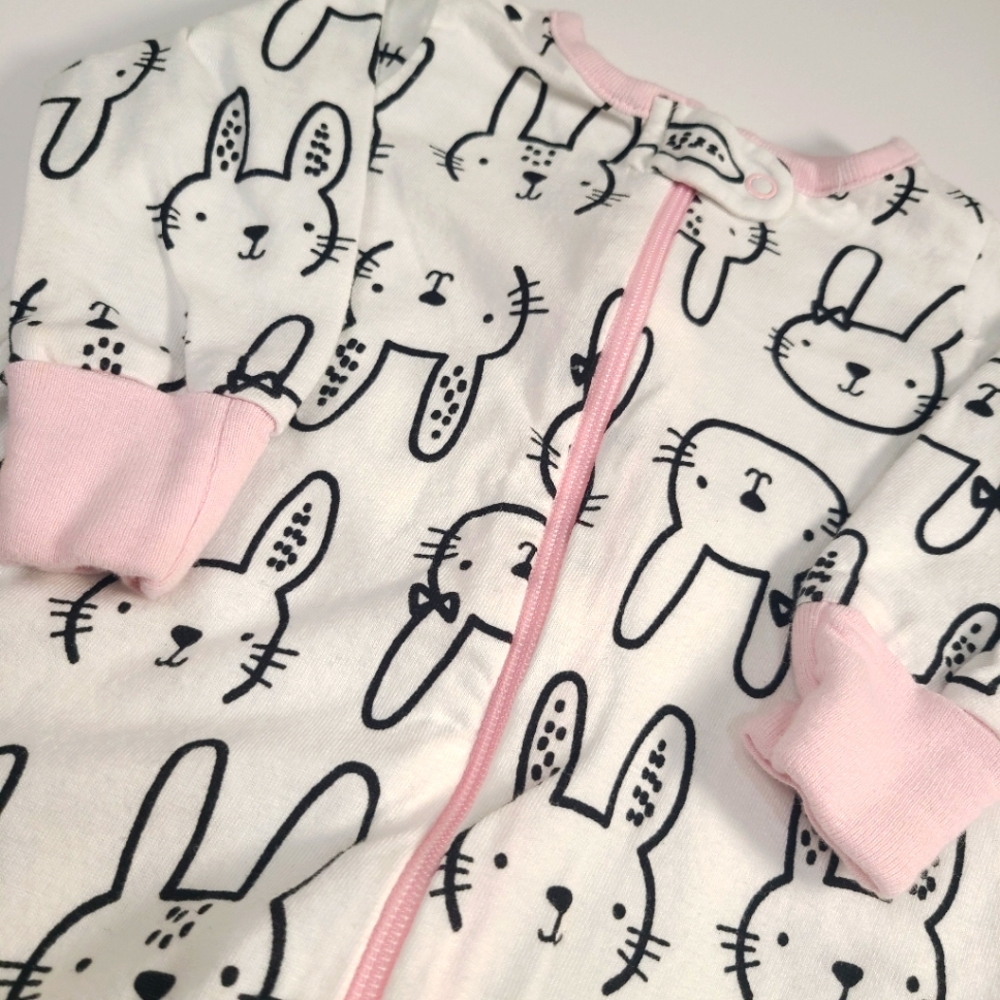 Gerber baby girl zip up sleeper